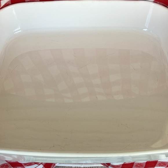 Corning Ware White 12 1/2” x 10 1/2” x 2 1/2” Baking Dish. Hard to Find - Picture 3 of 9